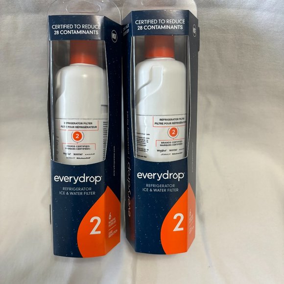 Whirlpool Refrigerator Ice Water Filter 2 - EDR2RXD1 NEW (Pack Of 2) - Picture 2 of 7